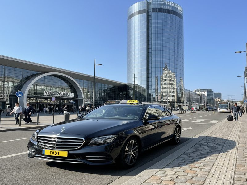 Taxi Gare Part-Dieu Lyon | Flavio Taxi Caluire